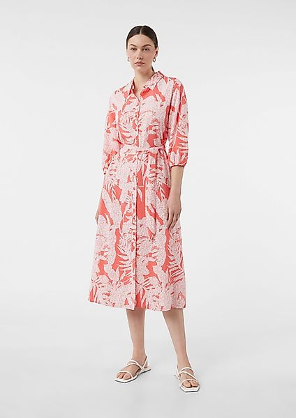 Comma Maxikleid Midikleid aus Viskose mit günstig online kaufen