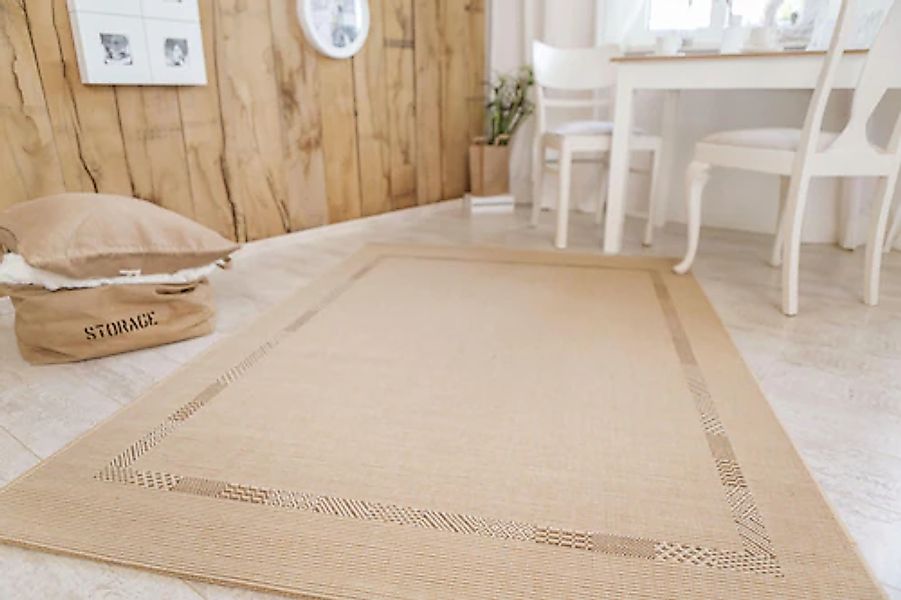Andiamo Teppich »Montana«, rechteckig, 5 mm Höhe, Flachgewebe, meliert, mit günstig online kaufen