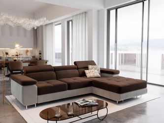 Masseno Ecksofa ELMA mit Schlaffunktion L-Form, günstig online kaufen