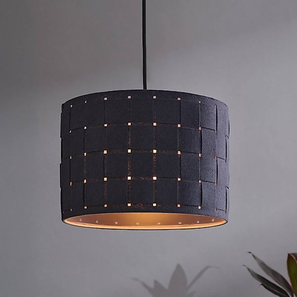 OSRAM Hängelampe Decor Felt Weaving, Ø 28 cm, grau, Filz E27 günstig online kaufen