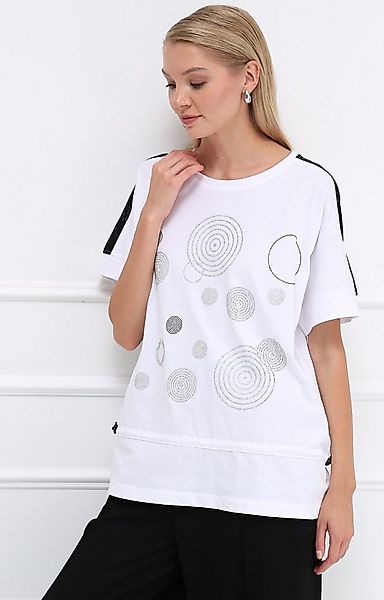 Passioni T-Shirt mit Strasssteinen günstig online kaufen