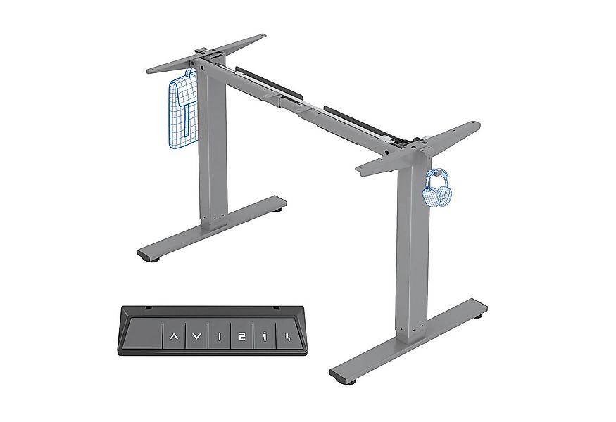 FLEXISPOT Schreibtisch Elektrisch höhenverstellbares Tischgestell, Schwarz/ günstig online kaufen