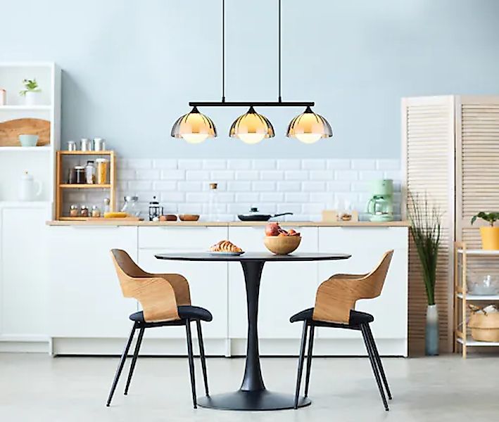 NOWA Pendelleuchte »EVA« G9 1 Stk. Glas, Glaskugel opal, Hängeleuchte, Wohn günstig online kaufen