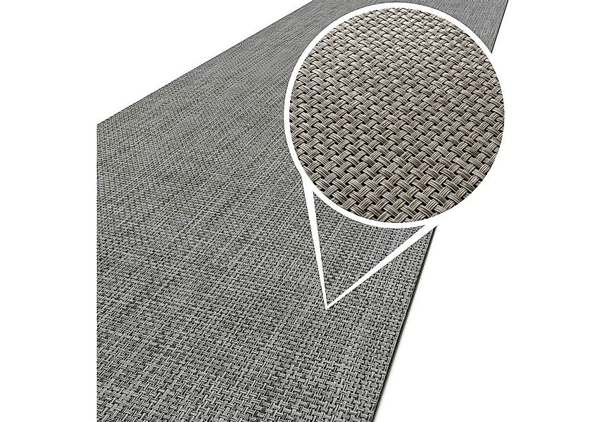ANRO Küchenläufer Hochwertig Outdoorläufer Teppich TATAMI Läufermatte, Ecki günstig online kaufen