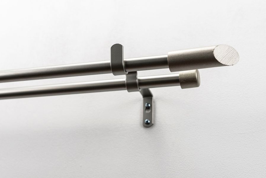 GARESA Gardinenstange "ZYLI mit offenem Träger" 2 läufig-läufig Wunschmaßlä günstig online kaufen