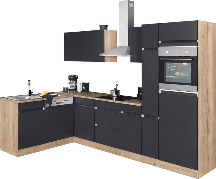 OPTIFIT Winkelküche "Roth" Stellmaße 300x175 cm, wahlweise mit E-Geräten, m günstig online kaufen