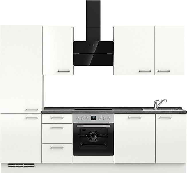 nobilia® Küchenzeile »"Laser II", Ausrichtung wählbar, Breite 270 cm« vormo günstig online kaufen