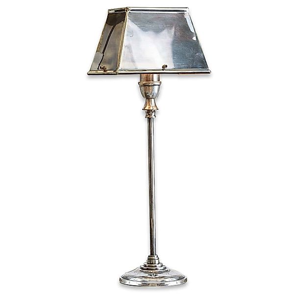 Mirabeau Tischleuchte Tischlampe Edgarda antiksilber günstig online kaufen