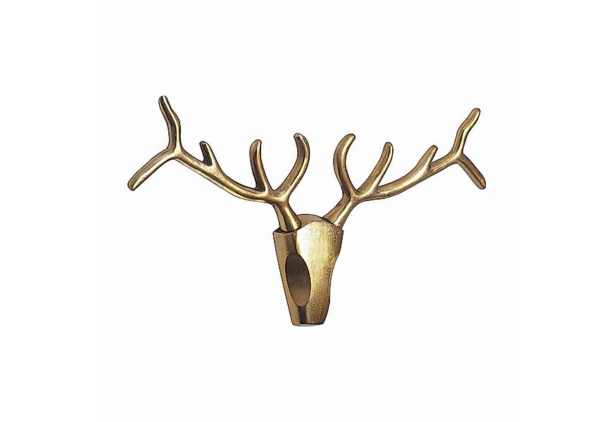 riess-ambiente Wanddekoobjekt VEADO 100 cm gold Aluminium - modern, Hirscho günstig online kaufen