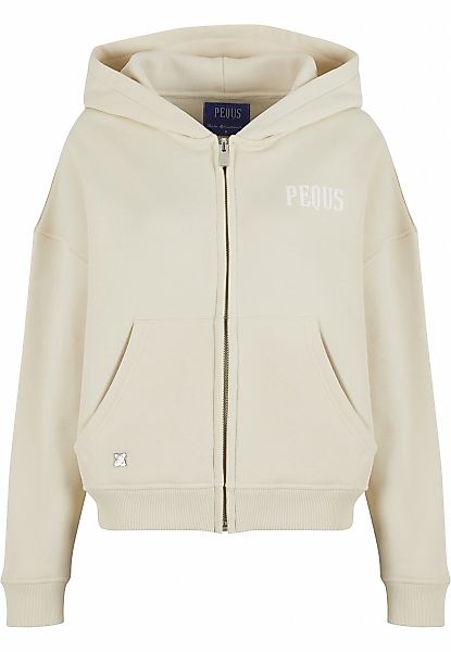PEQUS Kapuzensweatshirt "PEQUS PEQUS Back Logo Zip-Hoodie Almond" günstig online kaufen