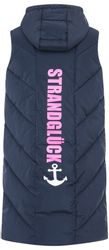 Zwillingsherz Steppweste "Strandglück" Doppel-Zipper, Kontrastdetails, Eing günstig online kaufen