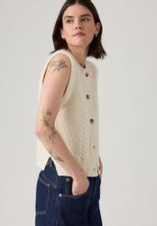 Levi's® Strickweste INES CABLE SWEATE Materialmix günstig online kaufen
