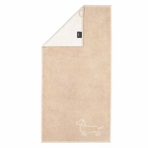 Cawö Handtücher WE LOVE DOGS Companion 6248 - Farbe: Natur-Beige - 33 - Dus günstig online kaufen