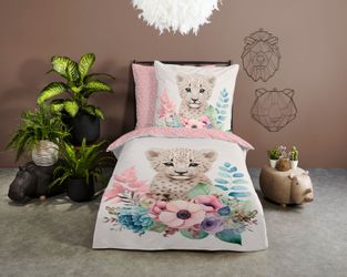 good morning Kinderbettwäsche "Sama" 2 Stk. tlg. Baumwolle, 135x200, Reißve günstig online kaufen