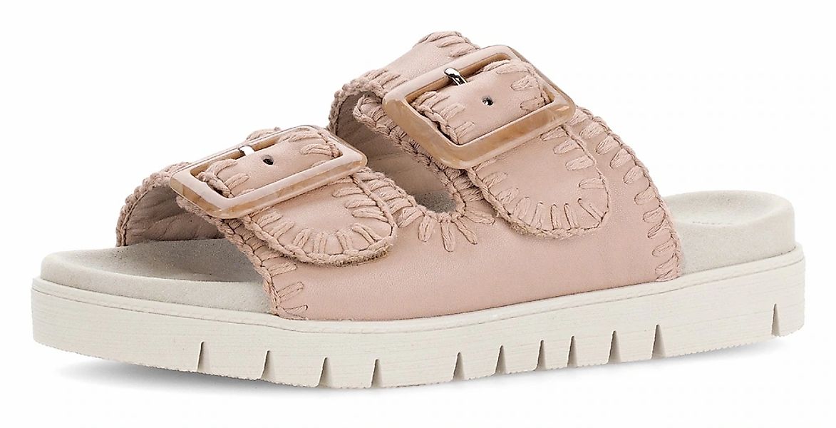 Gabor Pantolette, Plateau, Bequemschuh, Sommerschuh mit praktischen Klettve günstig online kaufen