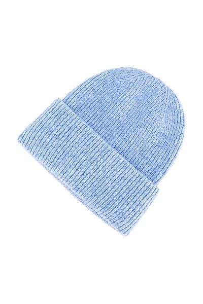 Ulla Popken Baumwollhandschuhe Strickmütze meliert Rippstrick günstig online kaufen