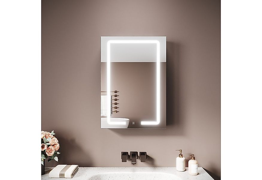 SONNI Spiegelschrank Spiegelschrank Badezimmerschrank 50×70cm Bestseller mi günstig online kaufen