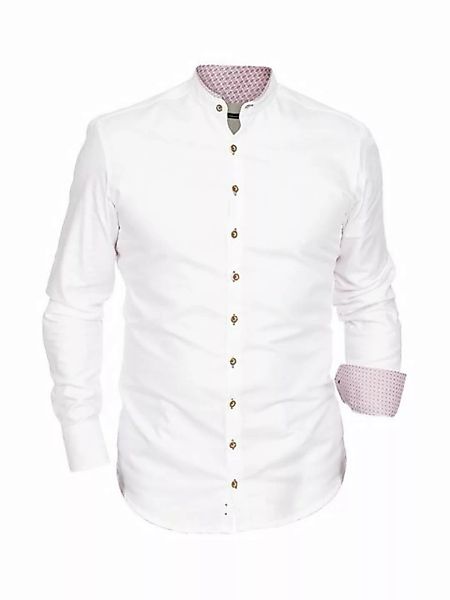 Gipfelstürmer Trachtenhemd Hemd Stehkragen 420004-3829-138 weiß hochrot (Sl günstig online kaufen