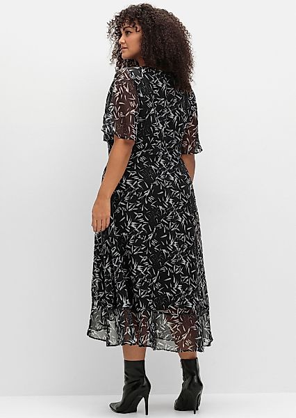 Sheego Etuikleid Chiffonkleid günstig online kaufen