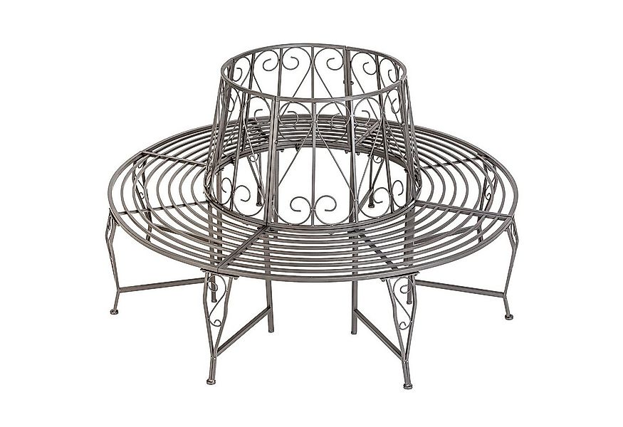 tectake Gartenbank Baumbank, im Antik-Stil, 360°, für mehrere Personen günstig online kaufen