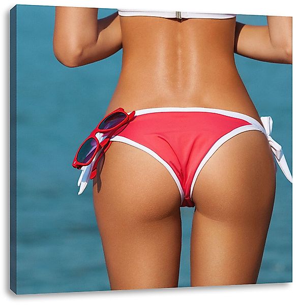 Pixxprint Leinwandbild Sexy Po, Sexy Po günstig online kaufen