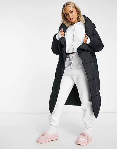 UGG – Catherina – Wattierter Mantel in Schwarz günstig online kaufen