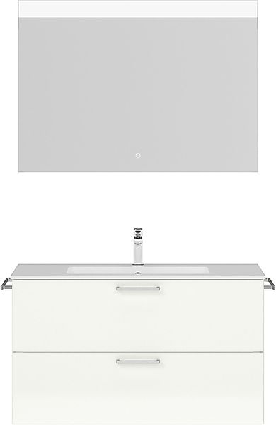 nobilia Badmöbel-Set "Tolvina" vormontiert, mit Soft-Close, 2 Stk. tlg. günstig online kaufen