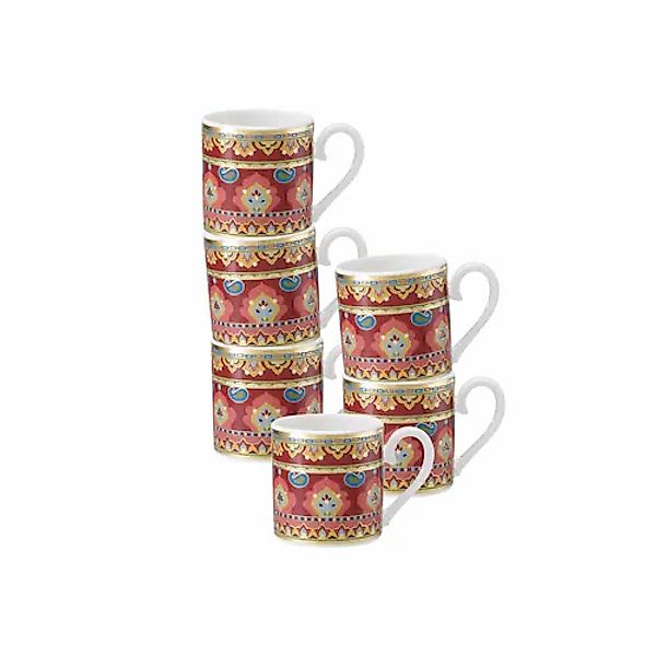 Villeroy & Boch Espressotasse »Espressotassen Samarkand Rubin 50 ml 6er Set günstig online kaufen