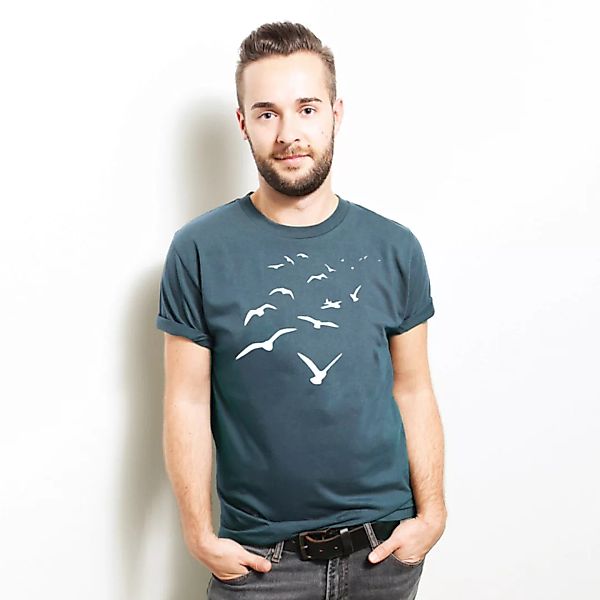 Luftraum - Print-shirt Männer Aus Bio-baumwolle günstig online kaufen
