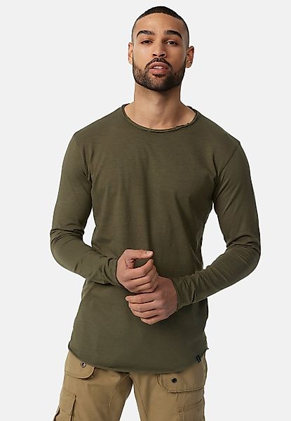 Indicode Langarmshirt Willbur Longsleeve Longsleeve günstig online kaufen