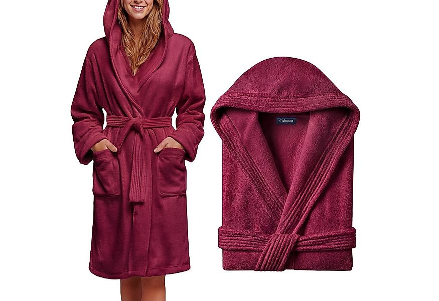 CALMONT Damenbademantel CALMONT - Bademantel Damen aus 100% Baumwolle Frott günstig online kaufen