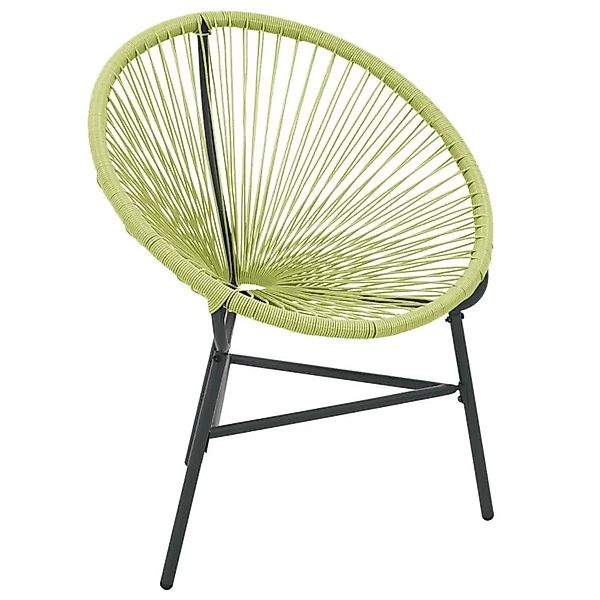 vidaXL Acapulco-Gartenstuhl Poly Rattan Grün 313141 günstig online kaufen