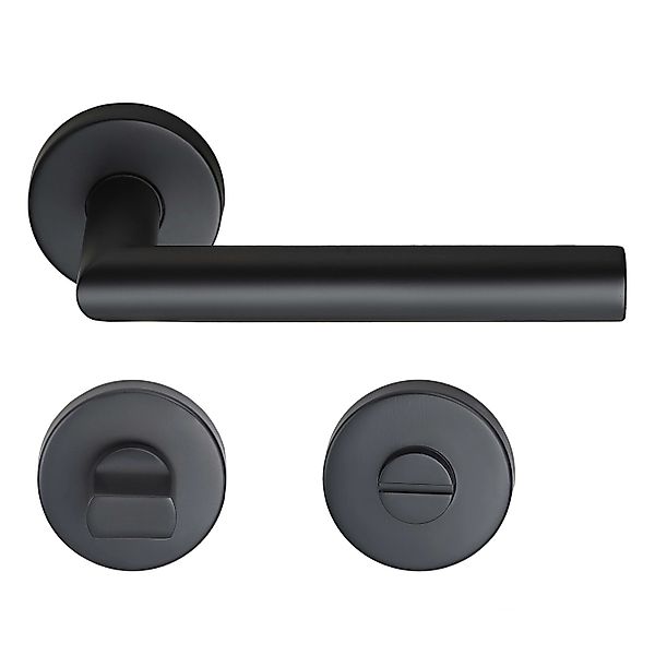 MeinTürgriff Drückergarnitur Toulouse Schwarz Türdrücker Edelstahl Türgriff günstig online kaufen