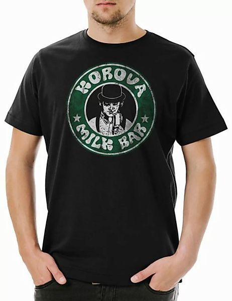 Urban Backwoods Print-Shirt Korova Milk Bar Herren T-Shirt Alex Clockwork R günstig online kaufen