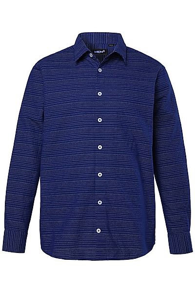 Men Plus Businesshemd Men+ Hemd Langarm Kentkragen Struktur Comfort Fit günstig online kaufen