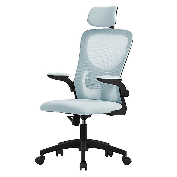 ML-Design Bürostuhl Ergonomisch Blau aus Mesh Schreibtischstuhl günstig online kaufen