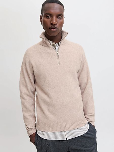 Jack & Jones Troyer "JJESOHO OLLIE KNIT HALF ZIP SN" günstig online kaufen