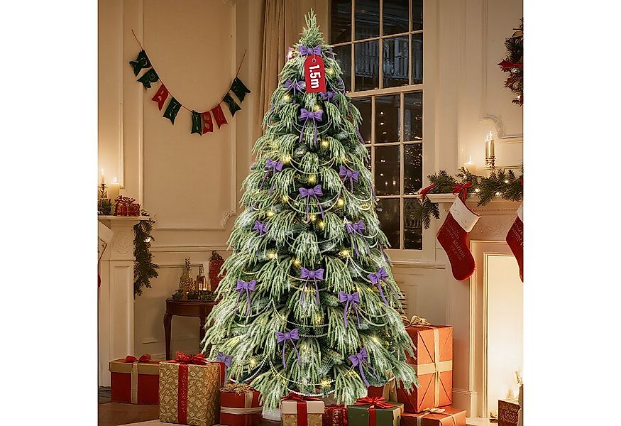 Ferghana Künstlicher Weihnachtsbaum 150/180/210/250CM mit Weiß Schnee 450/8 günstig online kaufen