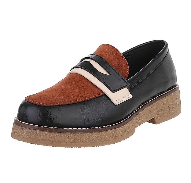 Ital-Design Elegante Damenkomfort-Schuhe mit Riemen für alle Anlässe Slippe günstig online kaufen