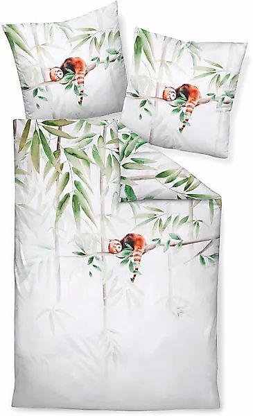 Janine Bettwäsche »modern art S42130-06 *155x220,80x80« mit Reißverschluss günstig online kaufen