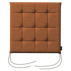 Stuhlkissen Jonas mit Bindeschnur, orange, 40 x 40 x 3,5 cm, Madrid (162-31 günstig online kaufen