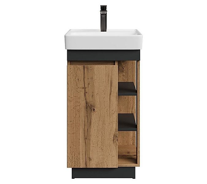 Planetmöbel Badmöbel-Set Nyx, (50cm Waschtisch mit Armatur, 2-St), Badezimm günstig online kaufen