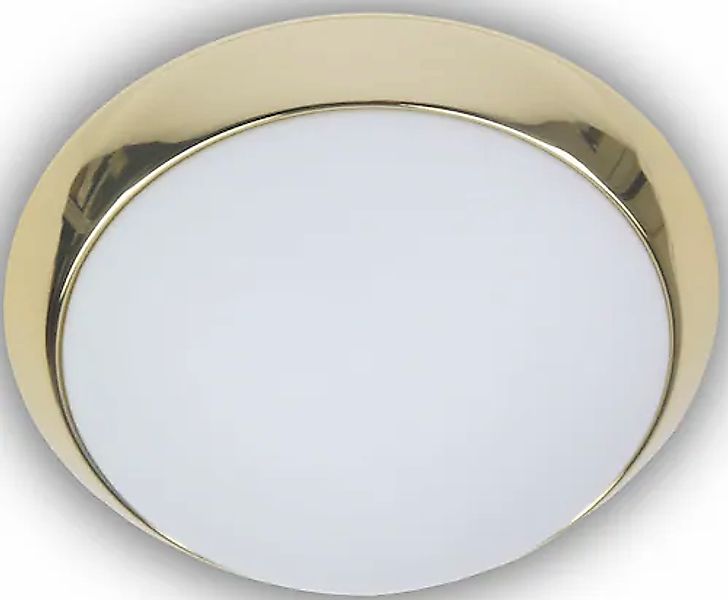 niermann Deckenleuchte »Opal matt, Dekorring Messing poliert, LED« LED-Boar günstig online kaufen