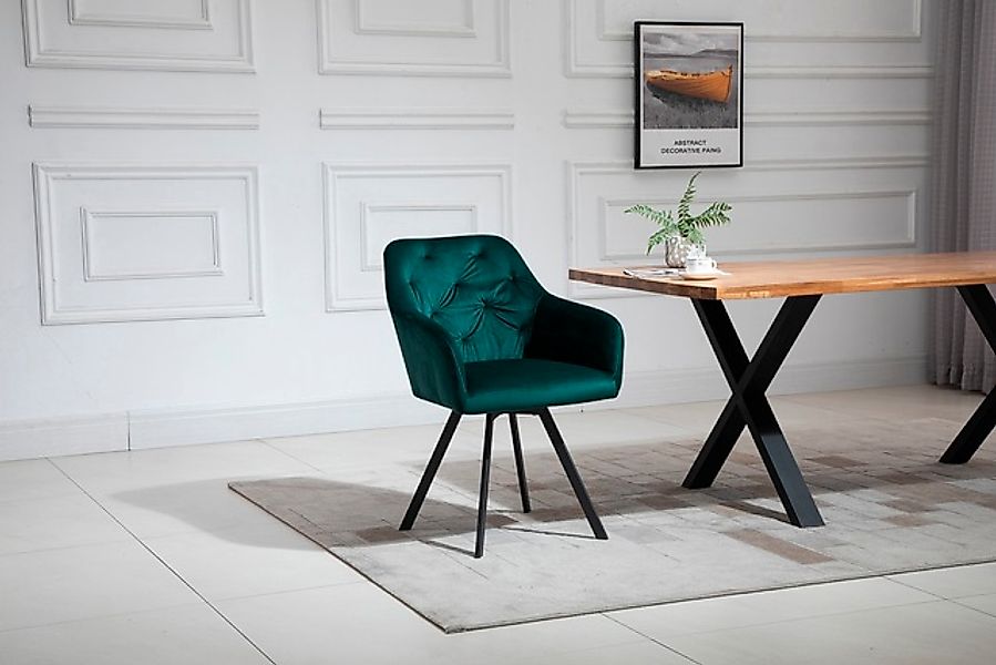 SalesFever Esszimmerstuhl »Toronto Stuhl - Stilvoller Armlehnstuhl mit Step günstig online kaufen