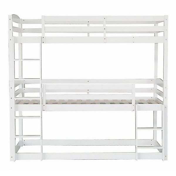 Gotagee Hochbett 90x200cm Kinder Einzelbett Dreier Etagenbett Gästebett Jug günstig online kaufen