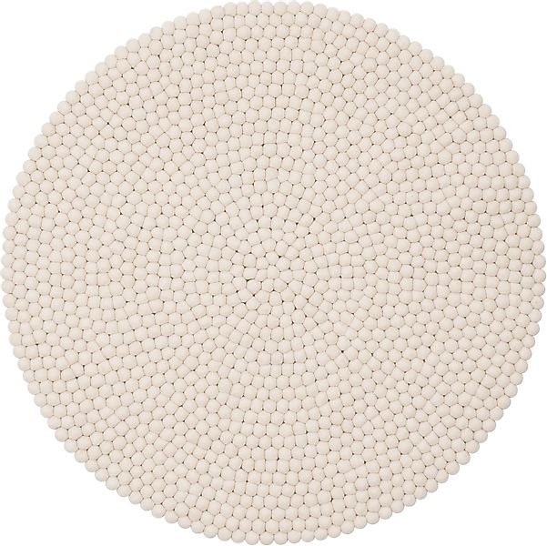 myfelt Wollteppich Linéa Filzkugelteppich, 100% reine Schurwolle günstig online kaufen