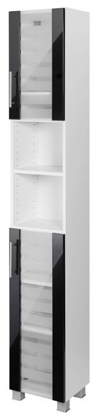 welltime Seitenschrank "Jaca" Breite 30 cm, mit MDF Hochglanz-Fronten günstig online kaufen