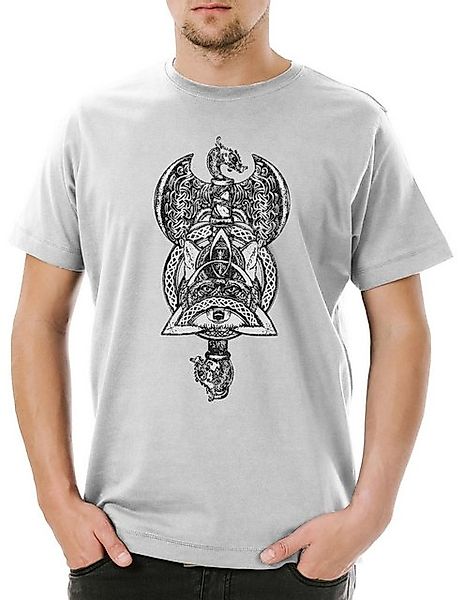 Urban Backwoods Print-Shirt Thor's Hammer Fox Herren T-Shirt Mjölnir Fuchs günstig online kaufen
