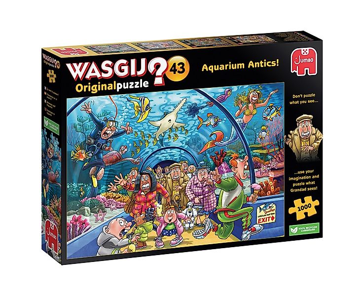 Jumbo Spiele Puzzle Wasgij Original 43 Wie ein Fisch im Wasser 1000 Teile P günstig online kaufen