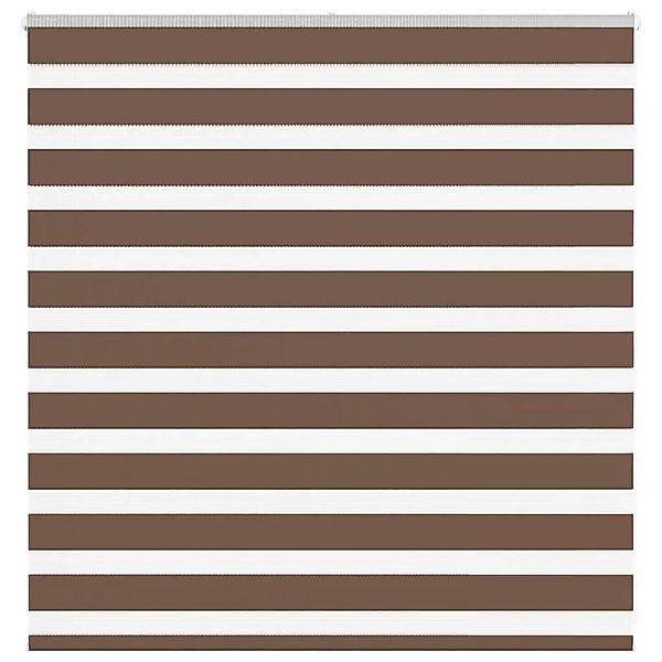 vidaXL Doppelrollo Braun 140x100 cm Stoffbreite 135,9 cm Polyester 4014321 günstig online kaufen